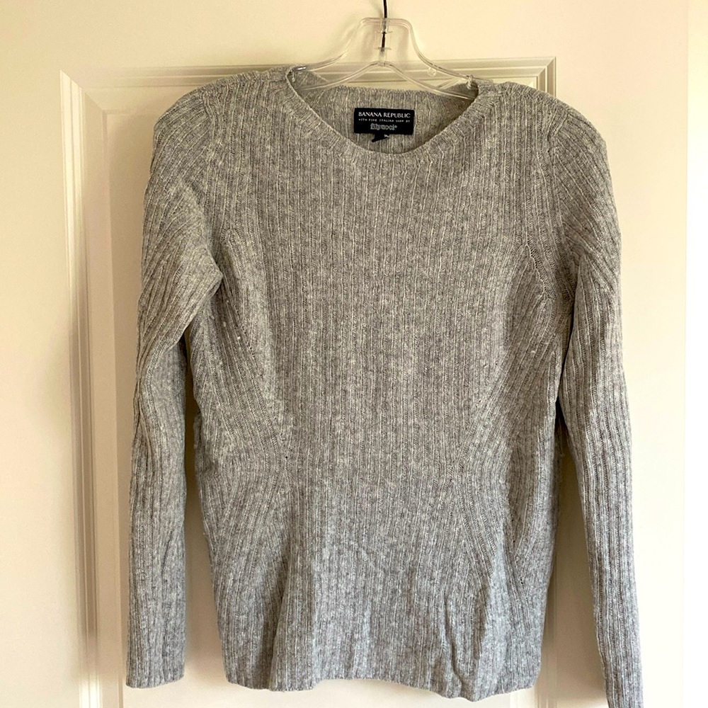 BANANA REPUBLIC gray sweater, size:M